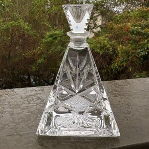 Galway crystal hand cut perfume bottle made in Ireland